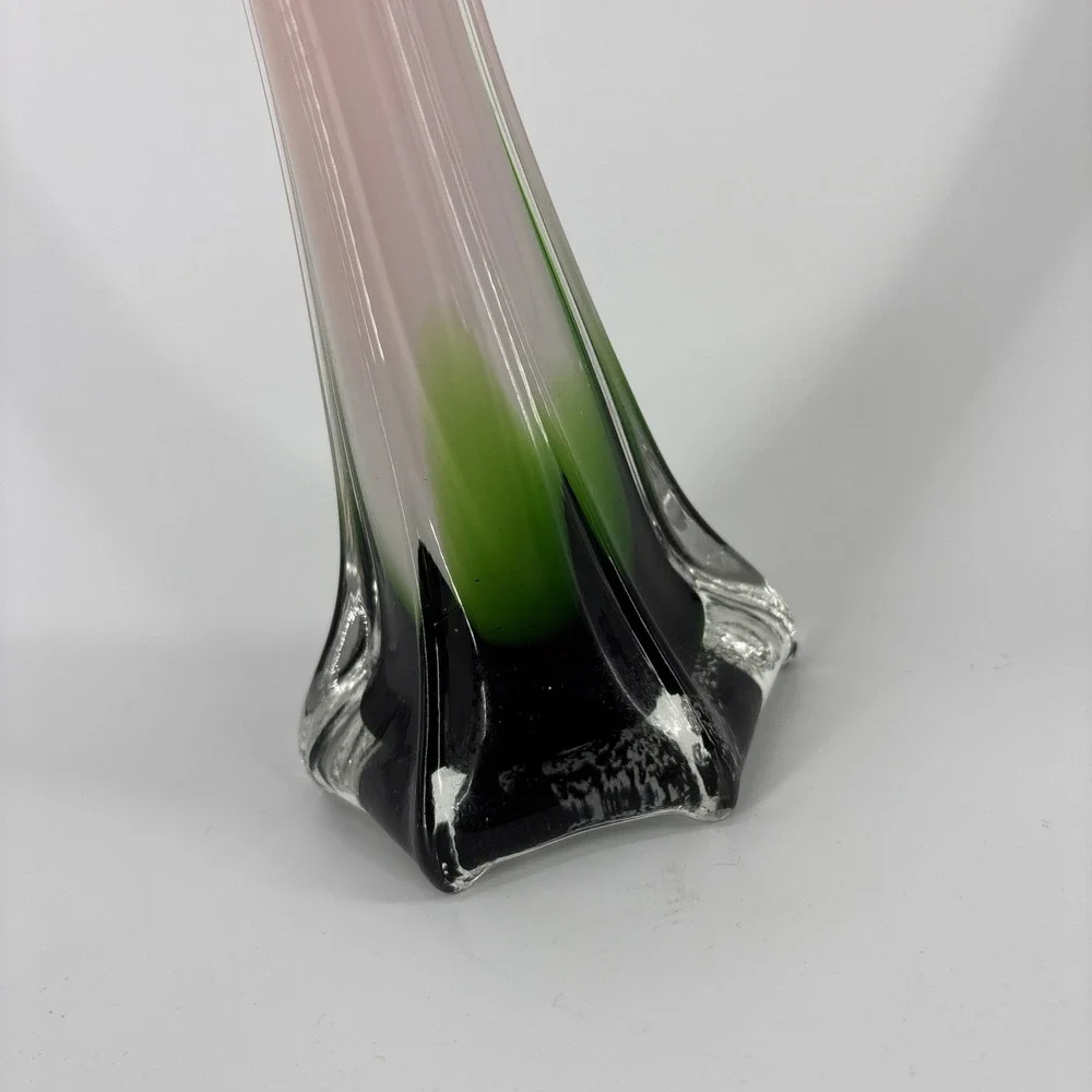 Jack in the Pulpit Vase Red Green White 16